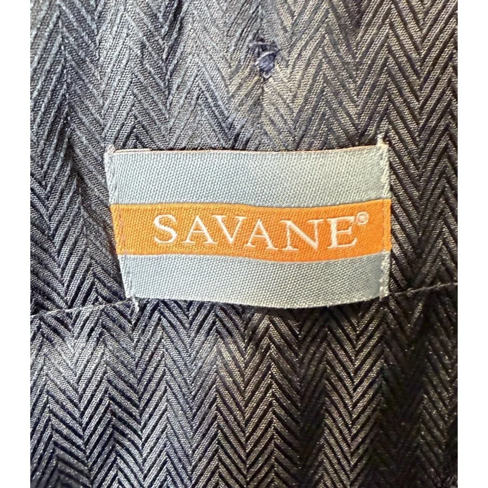 Savane Stretch Performance Men's Sz 42x30 Dark Sapphire No Iron Pants NWT $75‎